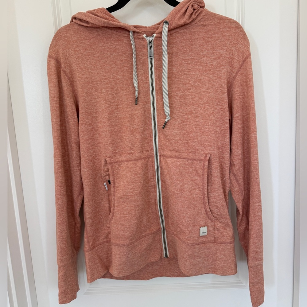 Vuori Halo Performance Hoodie Sunset Heather Small